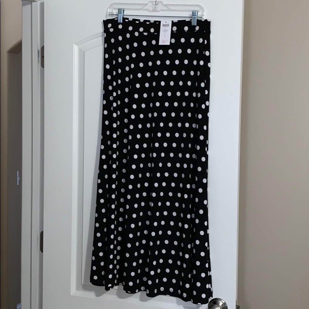 Maxi a-line skirt
